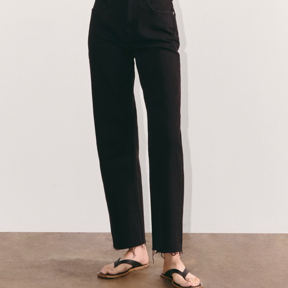 Everlane Way-High 32 Long (Coal)